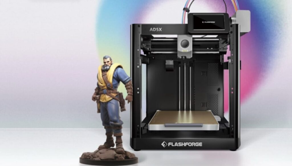 Flashforge unveils a new era in multi-color 3D printing with the Adventurer 5X printer