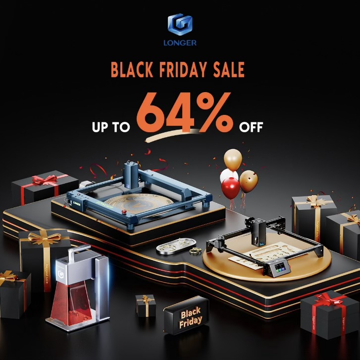 Best Black Friday deals on LONGER’s laser engravers – Save up to 64%